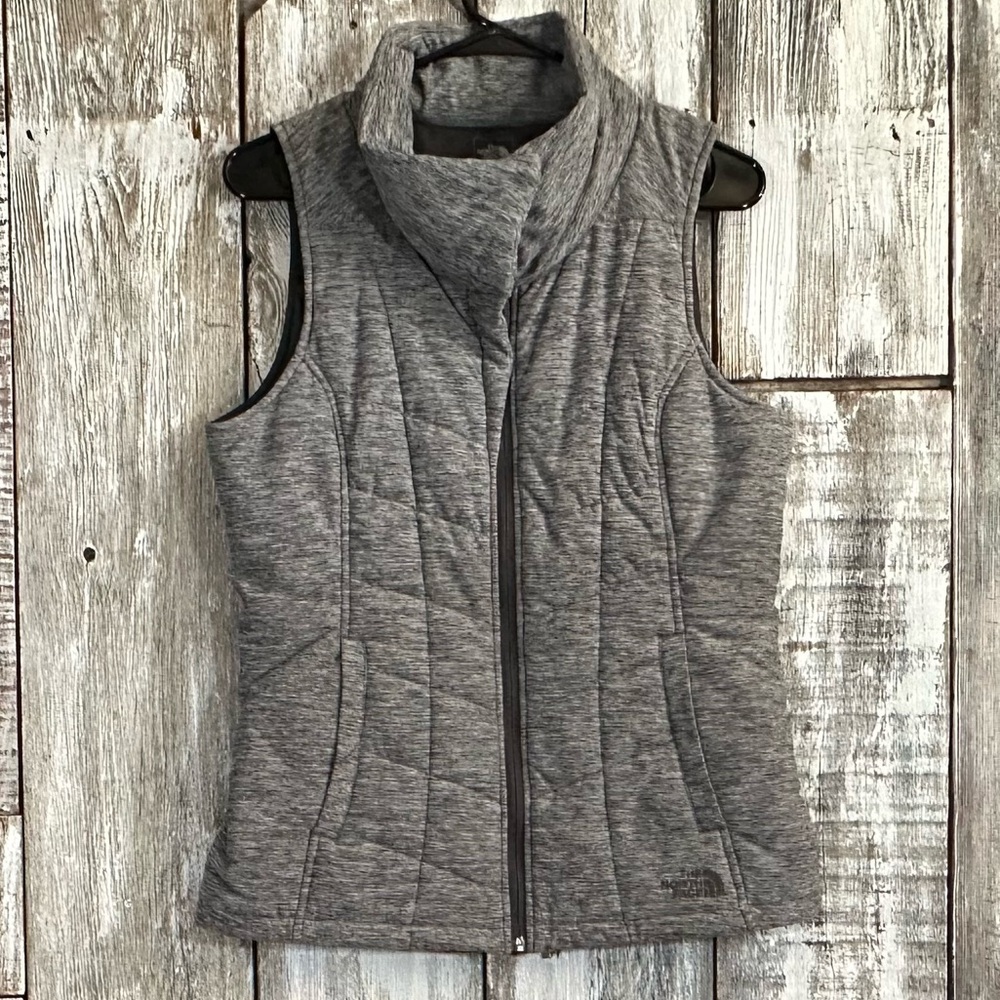 The North Face zip up vest